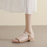 Damen Sommer-Absatzschuhe im Feen-Stil mit mittelhohem Absatz